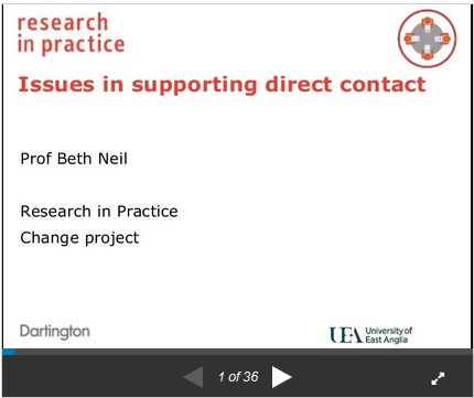 Slide presentation: Issues in supporting direct contact